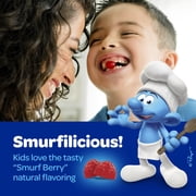 The Smurfs Prebiotic and Probiotic Gummies for Kids, Digestion and Immune Support, 40 Count