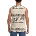 thumbnail image 4 of Fotbe Cows On The Farm Men's Camiseta sin Mangas Estampada para Hombres, Playera Casual para Gimnasio, Entrenamiento, Playa-XX-Large, 4 of 7