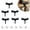 Black, variant on 6PCS Black Dragonfly Hooks, Vintage Metal Wall Mounted Cloak Rack, Creative Decorative Hanger Hooks for Home, Handbag, Key, Towel