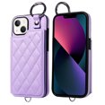 thumbnail image 1 of iPhone 13 Case ,Card Slots Leather Wrist Strap Phone Cover for iPhone 13, 1 of 5