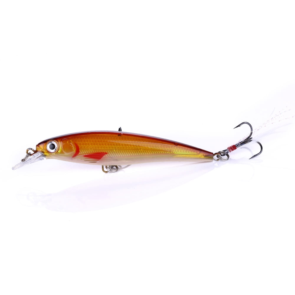 HENGJIA Fishing Deep Diving Fishing Lures Large Swimbait Sinking Minnow Lure Freshwater Jerkbait Lure 5Pcs/kit