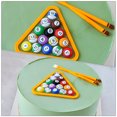thumbnail image 5 of Woeilo 2 Sets Pool Cake Decorating Lovely Billiards Ornament Happy Birthday Decorations Desktop Table Tennis Mens Gift Man, 5 of 5
