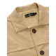 thumbnail image 4 of Gabardina para Hombre Lars Amadeus Caqui XXL, 4 of 7