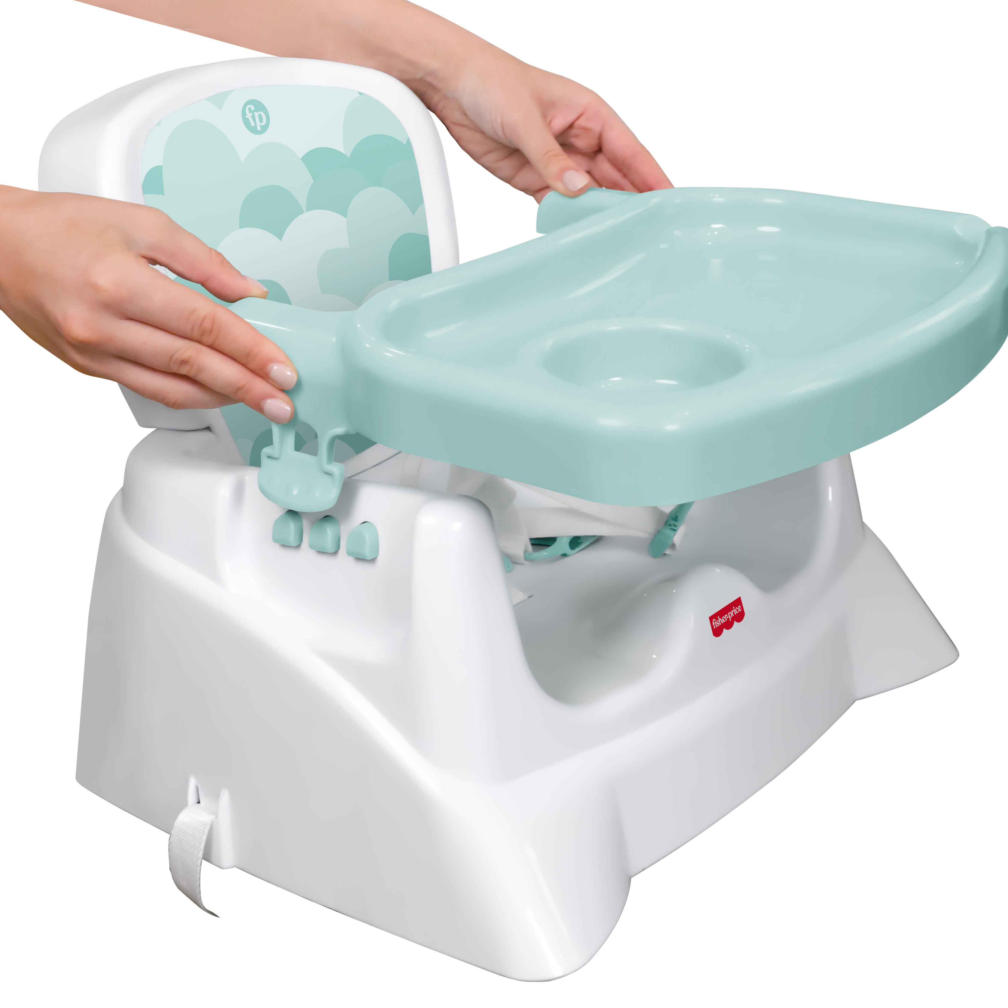 Fisher-Price Toddler Feeding Booster Seat with Adjustable Tray for Ages 1 and up