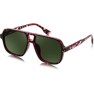 Retro Square Aviator Sunglasses for Womens Mens Vintage 70s  display picture 3