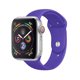Bracelet de Montre Bracelet de Sport en Silicone Taille S/M pour Apple iWatch Série 38mm/40mm - Violet – image 1 sur 4
