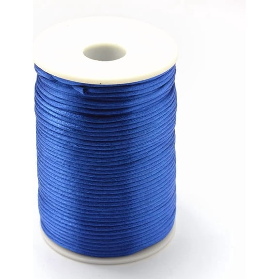 Polyester Cord Medium Blue 1.5mm 109.36 Yards(100m)/Roll