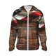 thumbnail image 1 of Balery Rustic American Flag Wood Sudadera ligera de manga larga con capucha y protección solar UPF 50+ para hombre y mujer, ideal para pesca y running-Medium, 1 of 7