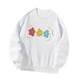 thumbnail image 2 of Sudadera para mujer estampada casual blanca camisa de manga larga tops de manga larga para SG, 2 of 9