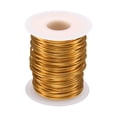 thumbnail image 1 of Uxcell Bonsai Wire Anodized Aluminum Training Wire Roll 1.5mm 98ft Golden, 1 of 7