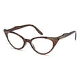 thumbnail image 4 of Gamma Ray Women's Reading Glasses - 4 Pairs Chic Cat Eye Ladies Fashion Readers, 4 of 6