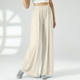thumbnail image 5 of Utoimkio Women's Wide Leg Baggy Pants Summer Casual Loose High Waisted Lounge Pants for Women, 5 of 6
