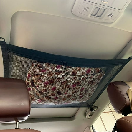 DINHEAROM Car Ceiling Cargo Net 1Pcs for Drivers and Families on the Go
