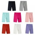 thumbnail image 7 of ESHOO 3 Packs Little Girls Summer Solid Leggings Capris Modal 1/2 Pants, Toddler Sports Dance Shorts Half Legggings 3-10 Years, 7 of 7