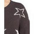 thumbnail image 5 of Terra & Sky Women's Plus Size Drop Shoulder Print Sweater, Midweight, 5 of 6