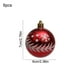 thumbnail image 3 of Seyotauo 6 Pcs Decorative Christmas Ball Kit 2.36 inch Shatterproof Plastic Ornaments Hanging Tree Decoration Pendant Set Traditional Holiday Indoor Home Decor Collection, 3 of 6