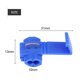 thumbnail image 2 of 50pcs Blue Lock Quick Wire Splice Clips Terminal Connectors 0.72-2.5mm2, 2 of 5