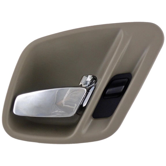 Dorman 81663 Interior Door Handle for Specific Jeep Models, Chrome Lever; Taupe Housing