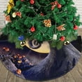 thumbnail image 3 of The N·Ig·Ht·Ma·Re B·Efore Ch·RIST·Mas Christmas Tree Skirt, New Year Festive Holiday Party Decorations 48", 3 of 4