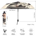 thumbnail image 3 of FORMRS Travel Umbrella Folding Auto Open Close Windproof Rain UV Protection, Space Record, 3 of 8
