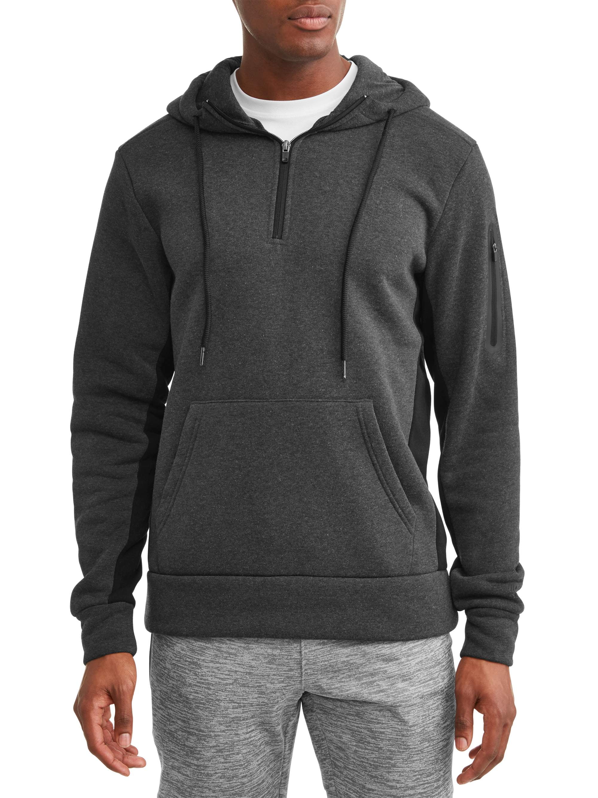 RBX Men’s Weekender Quarter Zip Hoodie - Walmart.com