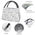 thumbnail image 4 of Easygdp white Moose winter tree Bolsa de Almuerzo Insulada Reutilizable, Bolsa de Mano y Bandolera para Oficina, Trabajo, Viajes, 4 of 6