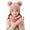 Watermelon Red, variant on 3 Pcs Kids Winter Beanie Hat Scarf Gloves Set Boys Girls Knit Thick Warm Fleece Lined Sets for Outdoor Play Ski Wear Gray 2-10 Years