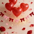 thumbnail image 4 of Guirlande de Nœuds en Velours, Décoration de la Saint-Valentin 6 Pi avec 6 Nœuds Rouges, Décoration Préassemblée pour Manteau de Cheminée, Étagère, Armoire, Porte, Fenêtre, Cadre pour Chambre, Salon, Entrée de la Maison, 4 of 9