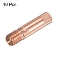 thumbnail image 3 of Uxcell 10Pcs Welder Tips .020" Bore Diameter M6 Copper Contact Tip for MIG 15AK Welding Torch Gun, 3 of 6