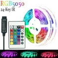 thumbnail image 3 of tzyudk RGB Led Strip Lights 16.4ft 5V USB Powered Color Changing Light Strip With Remote 30mins Timing Off Moods Lighting Affordable Useful White Plastic, 3 of 6