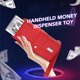 thumbnail image 5 of Monedero dispensador de dinero de juguete con 100 Uds. De billetes de dólar, monedero eléctrico de expulsión de efectivo con correa de mano para fiesta y boda, 5 of 8