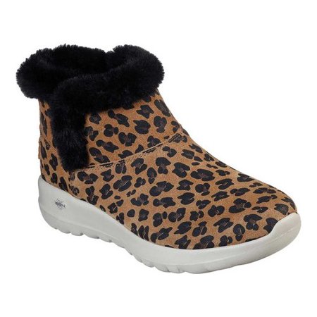 Womens Skechers On The Go Joy Snow Kitty Bootie
