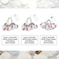 thumbnail image 2 of Christmas Gift Pattern  Bulb  6.5FT 10LED Decorative Fairy   Hanging   On  Mode for Festivals Easter Carnival Parties, 2 of 7