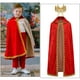 thumbnail image 3 of Disfraz de Príncipe de Navidad para Halloween, disfraz de Carnaval para niño, capa doble de rey, capa de rey, 3 of 6