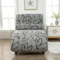 thumbnail image 4 of Stretch Cover for Living Room Chaise Slipcover Armless Indoor Slipcover for Bedroom Chaise ,Machine Washable -, 4 of 10