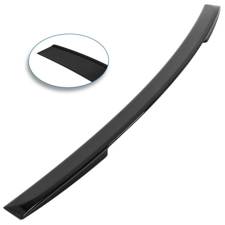 cciyu Rear Trunk Lip Spoiler Wing Fits for 2006-2007 for Honda Accord Racing Trunk Spoiler(ABS Glossy Black)
