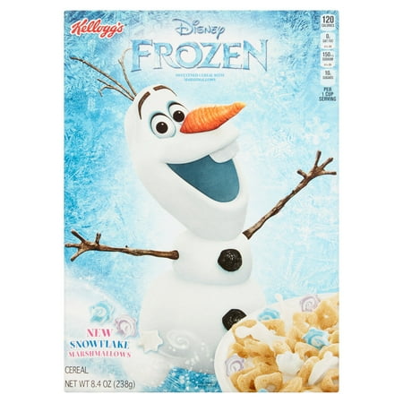 Kellogg's Disney Frozen Sweetened Cereal with Marshmallow 8.4 oz
