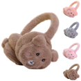 thumbnail image 4 of ZACPNCV Children's Adjustable Plush Earmuffs For Winter Warmth And Foldable Ear Protection Pink, 4 of 4