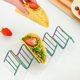 thumbnail image 2 of Puesto de tacos de acero inoxidable | Diseño ondulado | Resistente a la oxidación | Sostiene los tacos en posición vertical | Fácil de limpiar | Apto para lavavajillas | Uso multipropósito para, 2 of 5