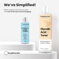 thumbnail image 6 of Simplified Skin 8% Glycolic Acid Face Toner – AHA Exfoliating Facial Toner with Aloe Vera & Rosemary Extract – Alcohol-Free, Fragrance-Free – 8 fl oz, 6 of 12