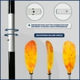 thumbnail image 4 of Five Oceans Kayak Paddles, 84" - 7ft Kayak Fishing Paddle, Detachable Heavy-Duty Aluminum Shaft, Reinforced Fiberglass Blades, 2-Piece Snap-Button, Lightweight Paddle Design for all Kayaks - FO2880, 4 of 9