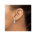 thumbnail image 3 of Boucles d'Oreilles Pendantes Pendantes en Or Blanc 10 K, 3 of 4