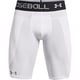 thumbnail image 3 of Pantalones cortos deslizantes Under Armour Utility para hombre, blanco/gris, talla S, 3 of 4
