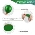thumbnail image 3 of Globos de fútbol Biapian de 30 cm, verde oscuro, negro y beige, 9 unidades, 3 of 9