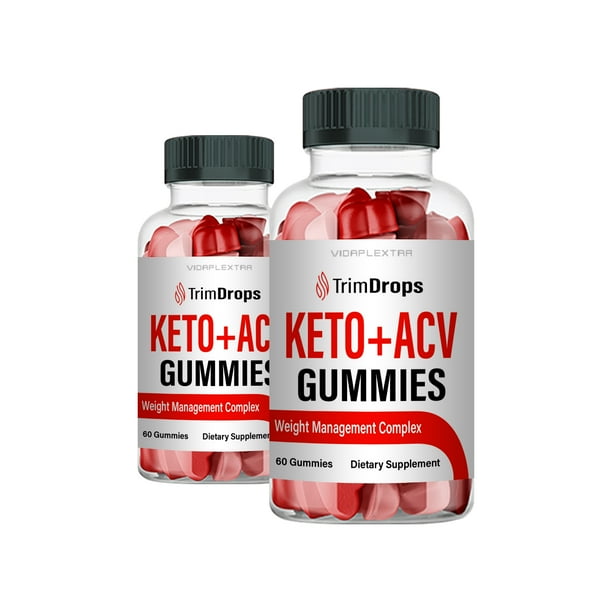 TrimDrops Keto Trim Drops Keto+ACV Weight Management Gummies (2 Pack