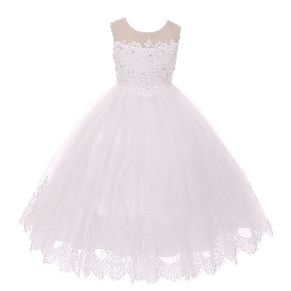 tulle communion dress