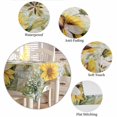 thumbnail image 6 of Sunflower Bee Tablecloth Square Table Cloth 60x60 , Waterproof Tablecloth Outdoor Table Cloth, Vintage Summer Botanical Farmhouse Washable Table Cover for Kitchen Dining Party, 6 of 8