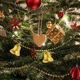 thumbnail image 2 of Guirnalda de cuentas de perlas y campanas navideñas Guirnalda de cascabeles de trineo navideños, 2 of 5