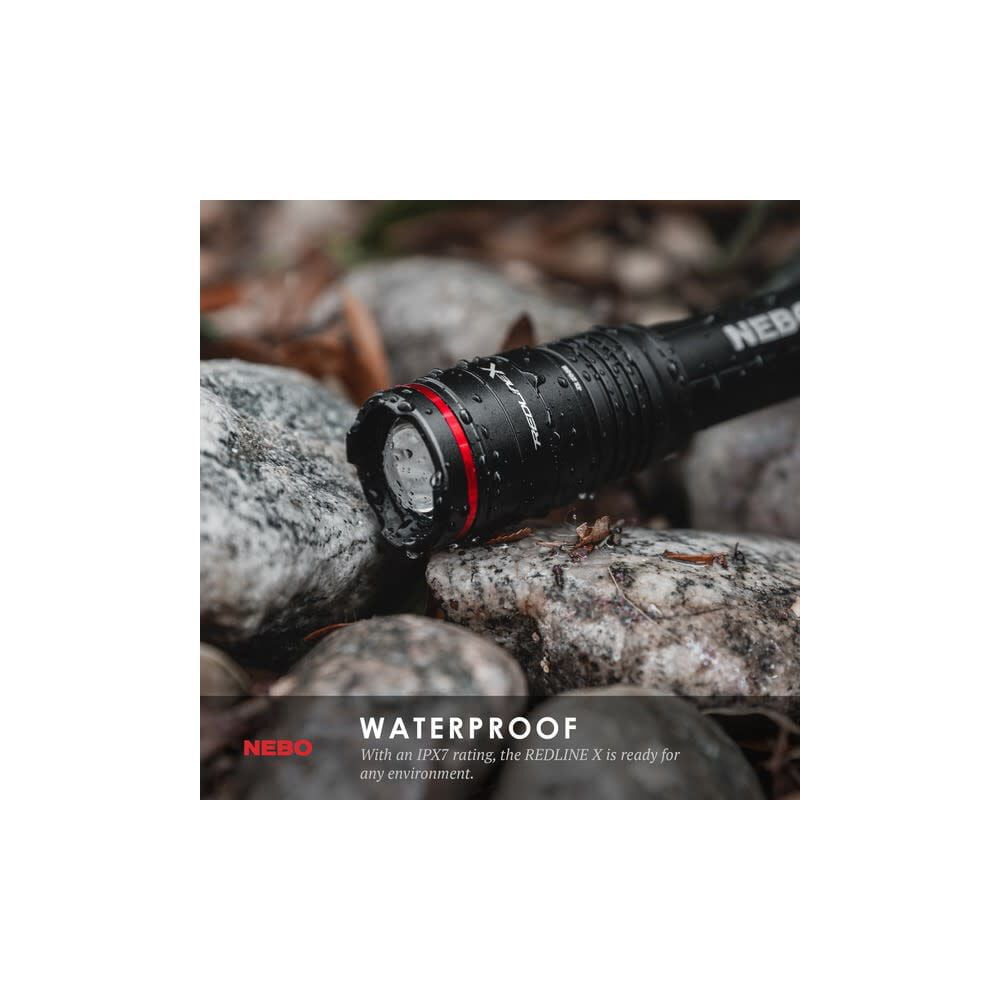 NEBO Redline X 1800 Lumen Rechargeable LED Flashlight