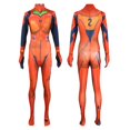 thumbnail image 2 of Disfraces de Halloween 2024 Disfraz de cosplay de Halloween Neon Genesis Evangelion mono de mallas Rei Ayanami disfraz de cosplay de niña grande de batalla, 2 of 5